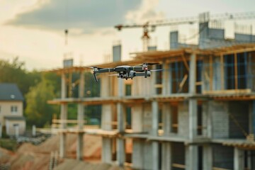 Drone Photography at a Construction Site