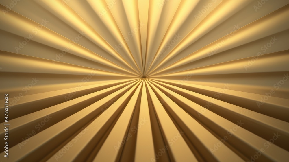 Canvas Prints a golden background with a large sunburst in the center