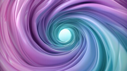 Obraz premium A swirl of purple and blue colors with a white dot in the center