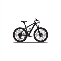 silhouette of a bicycle