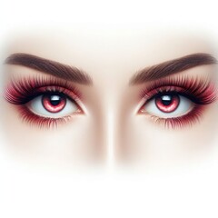 Obraz premium Animal and women's eyes