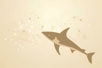Fototapeta premium shark made by midjourney