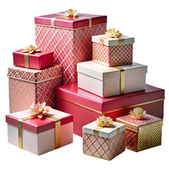 Obraz premium Valentine Gift Boxes Pile