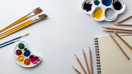 Kids Copy Space Background with Flame Elements