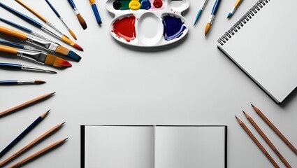 Kids Copy Space Background with Flame Elements
