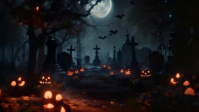 scary halloween background