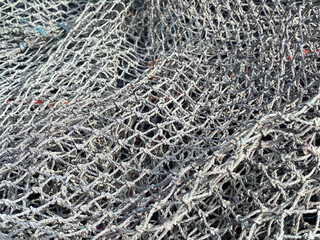 close up shot of fishing nets