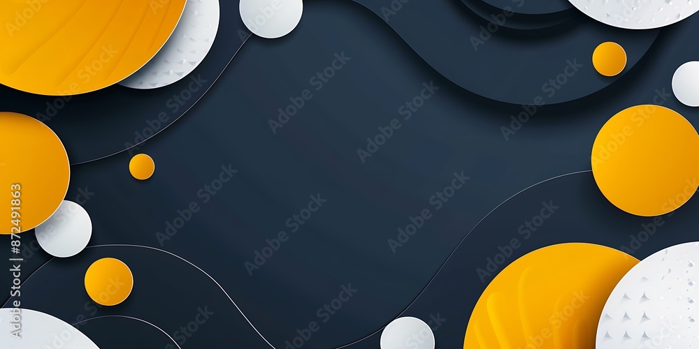 Poster a modern and sleek abstract background with geometric shapes. the design features an array of angula