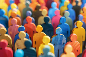 Fototapeta premium CRM for analyzing customer demographics