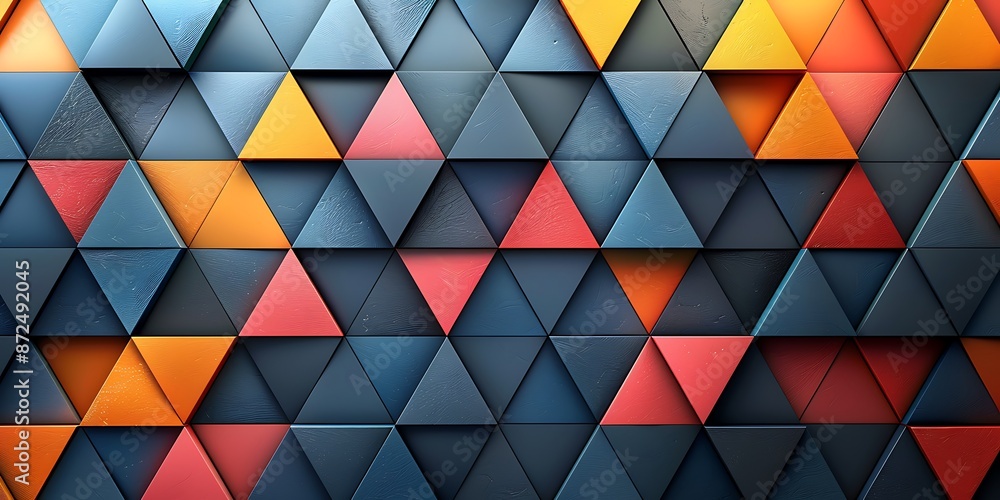 Poster a modern and sleek abstract background with geometric shapes. the design features an array of angula