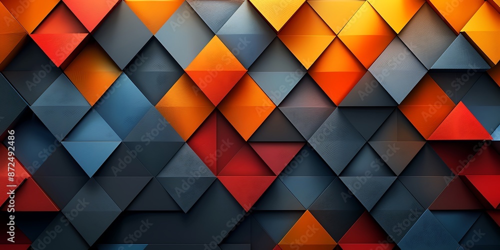 Poster a modern and sleek abstract background with geometric shapes. the design features an array of angula