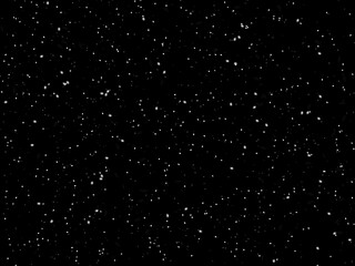 Obraz premium black abstract background with a lot of white dots, it looks like a black sky with stars and snow