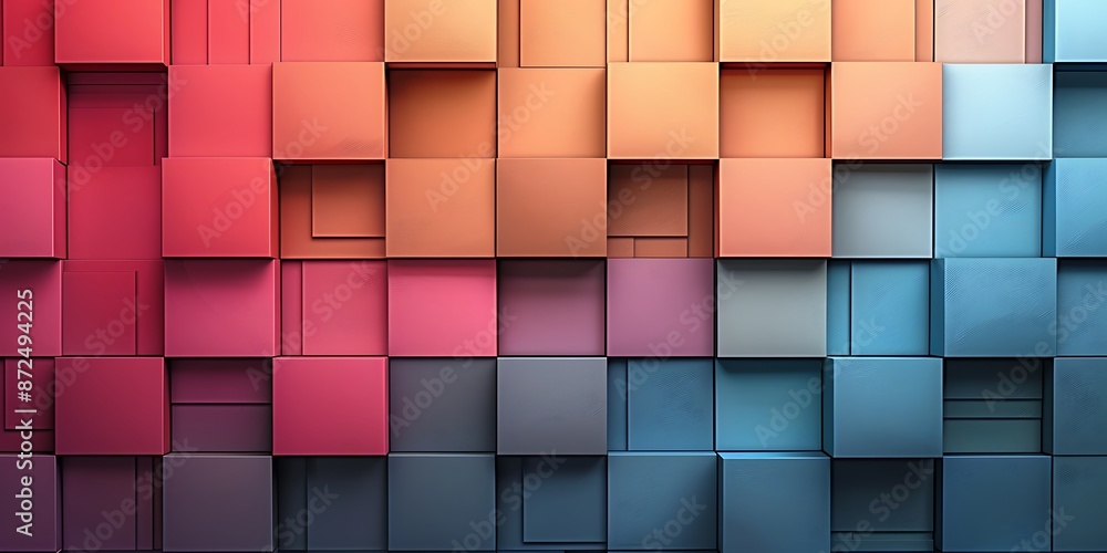 Poster a modern and sleek abstract background with geometric shapes. the design features an array of angula