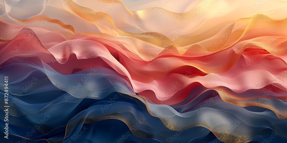 Poster a modern and sleek abstract background with geometric shapes. the design features an array of angula