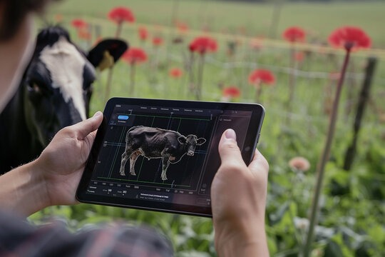 Tablet application for livestock health diagnostics