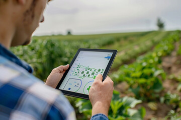 Tablet interface for smart farm profitability analysis