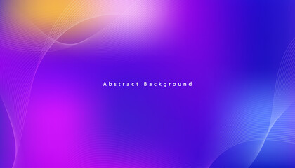 abstract colorful background with wave lines and lights