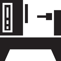 Cnc Robotic Machine Icon