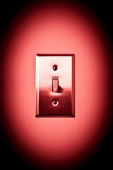 light switch in off position