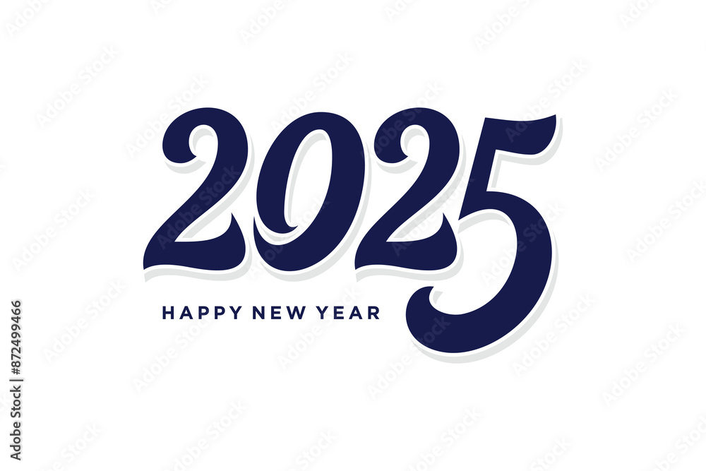 Poster 2025 design vector idea with creative modern style high resolution template