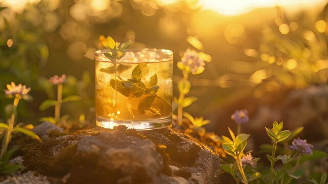 A bubbling elixir brewed with handpicked herbs plucked from the untamed wilderness.