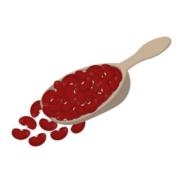 recommend clip art: Vector illustration logo Clip art Red beans or kidney beans