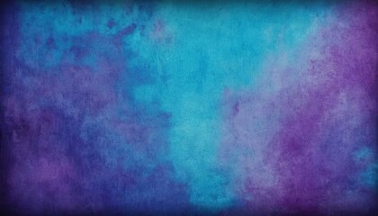 Fototapeta premium Abstract Blurred teal purple blue background. Soft light gradient backdrop with place for text