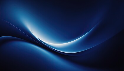 Abstract luxury glowing lines curved overlapping on dark blue background. Template premium award design background 11