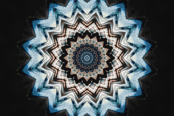 Lace pattern with ornamental floral design in vintage style