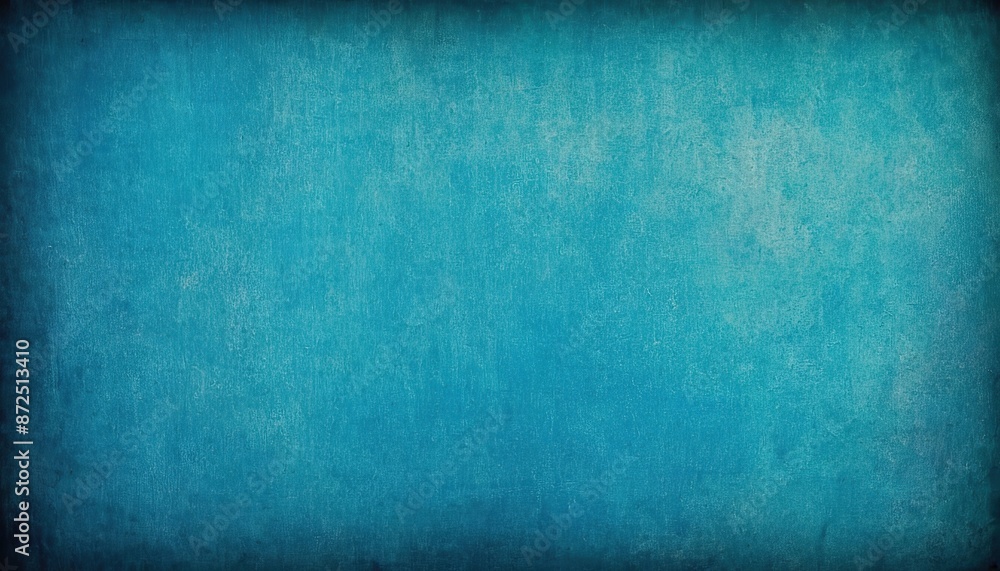 Poster vintage blue texture for background. artistic plaster. abstract pattern. illuminated rough surface b