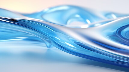 Obraz premium Abstract wavy flowing background