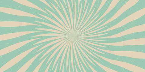 Abstract retro rays grunge background, vector ilustration.