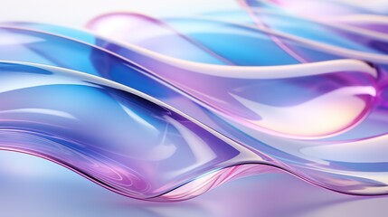 Fototapeta premium Abstract wavy flowing background