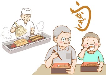 うなぎをたべよう