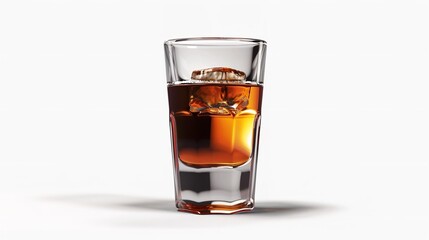 "Extreme Front View of Frostfire Fantasy Vodka Cocktail"

