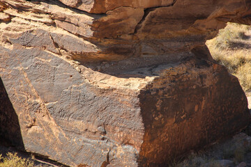 ancient rock painting 