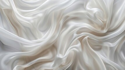 Obraz premium White abstract silk background