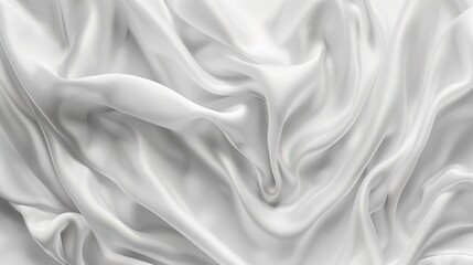 Obraz premium White abstract silk background