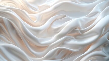 Fototapeta premium White abstract silk background