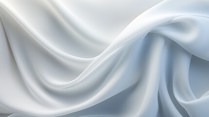 Obraz premium White abstract silk background