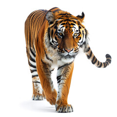 Obraz premium Confident Tiger Teacher Standing with Professional Expertise