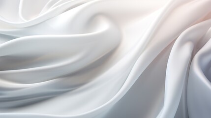 Obraz premium White abstract silk background