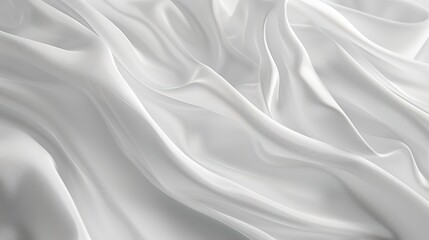 White abstract silk background