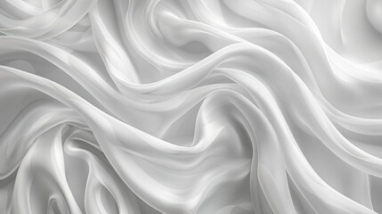 Obraz premium White abstract silk background