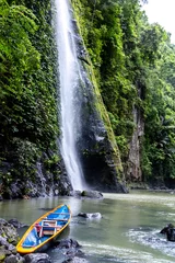 Fototapete Wasserfälle Pagsanjan Falls, also known as Cavinti Falls, is one of the most famous waterfalls in the Philippines.    © bugking88