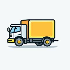 "Delivery Symbol Illustrator EPS 10 | Truck Icon Vector Format: Clean and modern design for transport services, scalable for any use."

