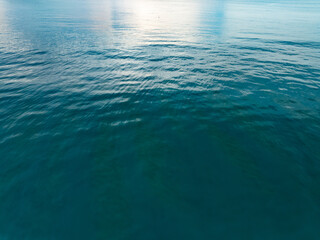 Sea surface aerial view,Bird eye view photo of sea waves and water surface texture, Ocean sea background, Beautiful nature Amazing view sea background