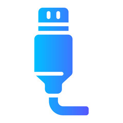 usb port Gradient icon
