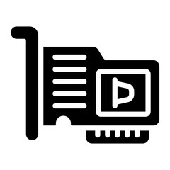 sound card Solid icon