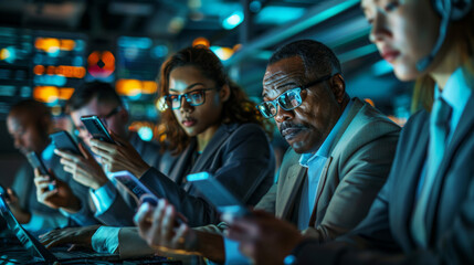 Obraz premium Diverse government representatives in meeting